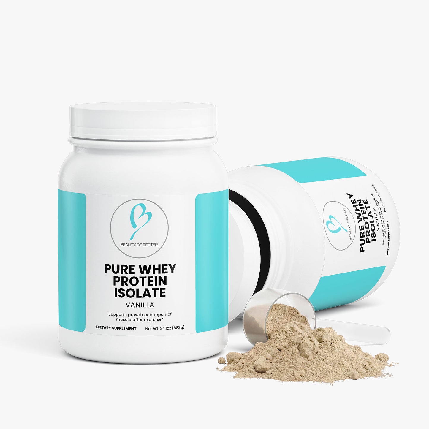 Pure Whey Protein Isolate (Vanilla)