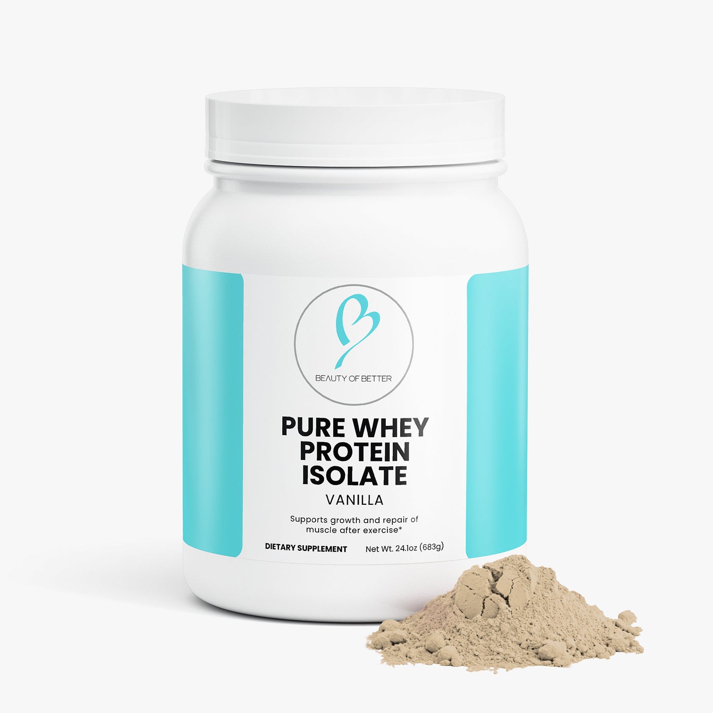 Pure Whey Protein Isolate (Vanilla)