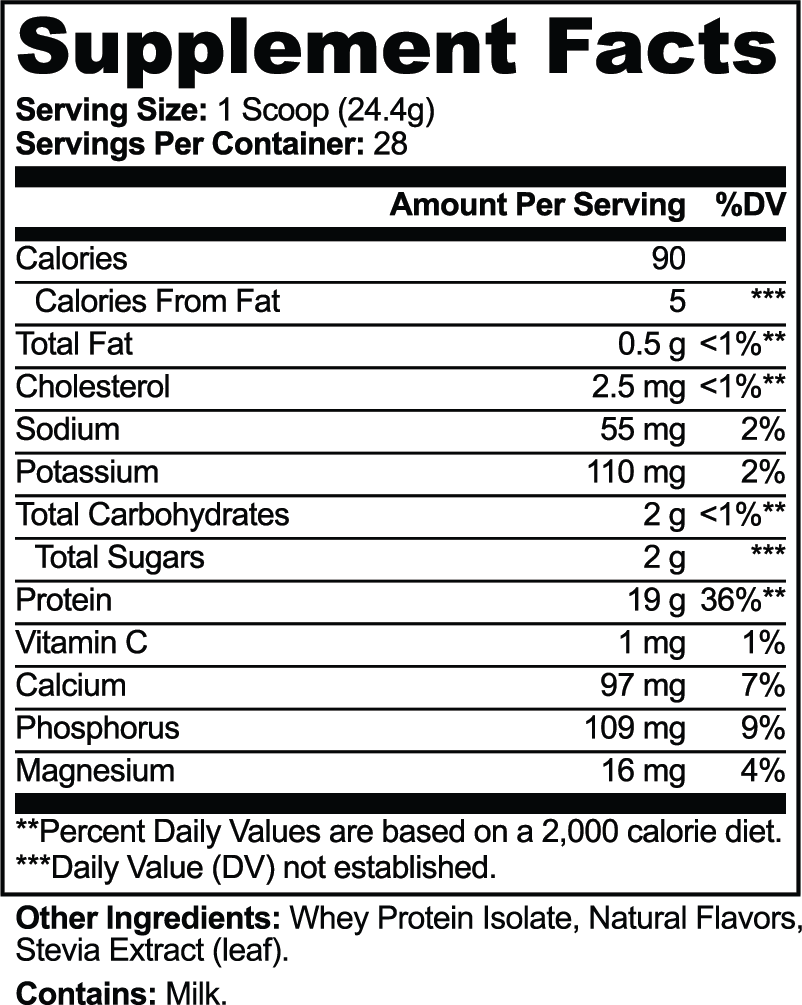 Pure Whey Protein (Vanilla)